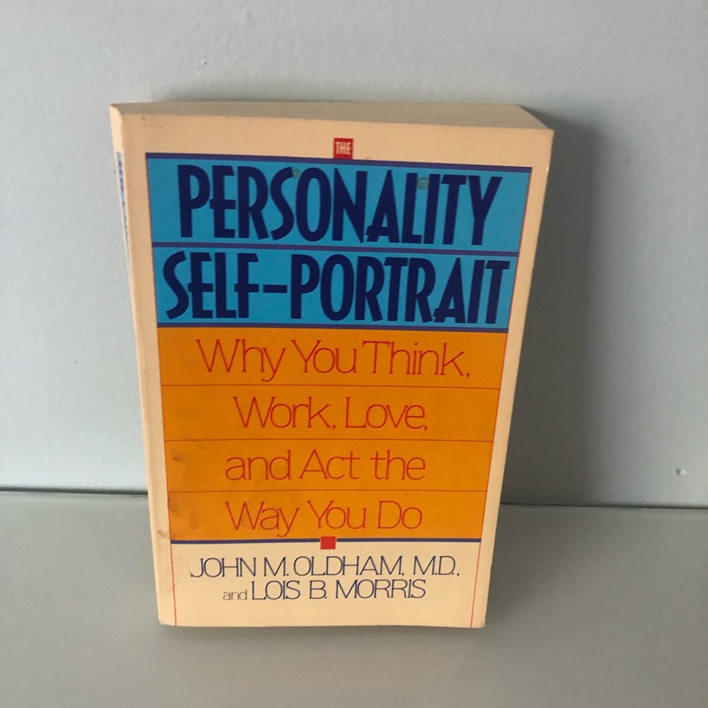 THE PERSONALITY SELF PORTRAIT BOOK - COPYRIGHT 1990